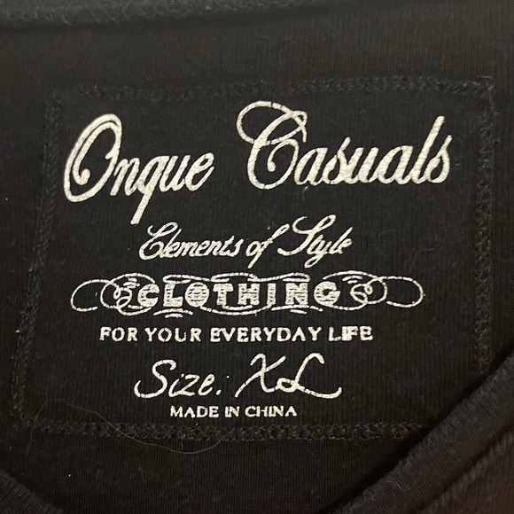 Onque Casuals Black T-Shirt XL - Sparkly Pumpkins Fall Top Women's - Picture 3 of 4